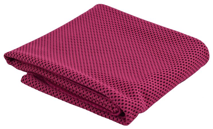 red cooling towel